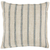 Delgada 26" Pillow, Natural/Blue Multi