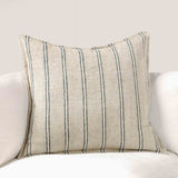 Delgada 26" Pillow, Natural/Blue Multi