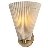 Dell Single Wall Sconce, Patina Brass