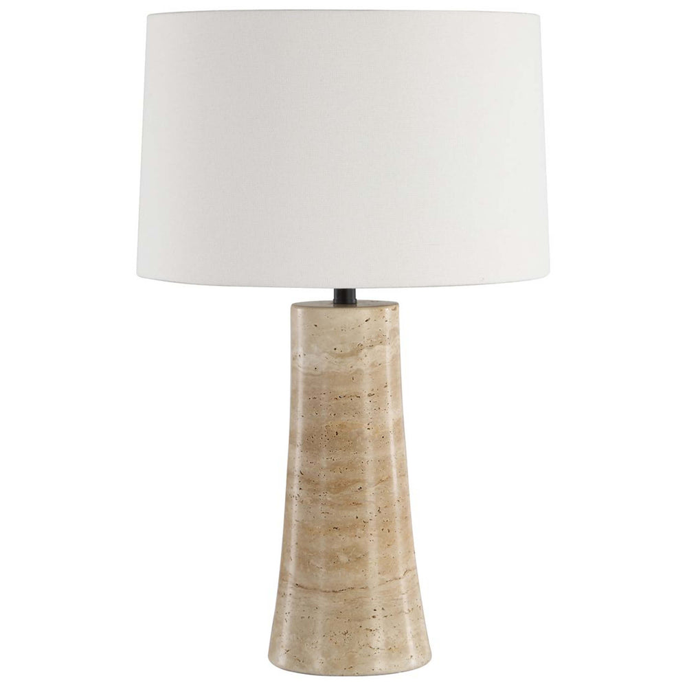 Delmani Lamp, Travertine