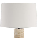 Delmani Lamp, Travertine