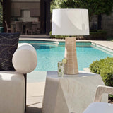 Delmani Lamp, Travertine
