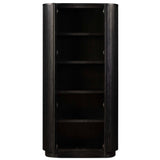 Delphi Cabinet, Cerused Black Oak by Four Hands-Furniture - Storage-High Fashion Home