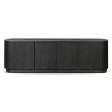 Delphi Media Console, Cerused Black by Four Hands-Furniture - Storage-High Fashion Home