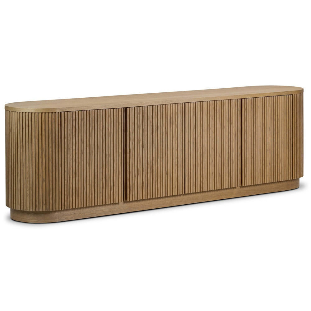 Delphi Media Console, Desert Oak by Four Hands-Furniture - Storage-High Fashion Home