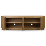 Delphi Media Console, Desert Oak by Four Hands-Furniture - Storage-High Fashion Home