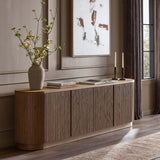 Delphi Media Console, Desert Oak by Four Hands-Furniture - Storage-High Fashion Home
