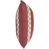 Delrey Outdoor Pillow, Clay Red-Accessories-High Fashion Home