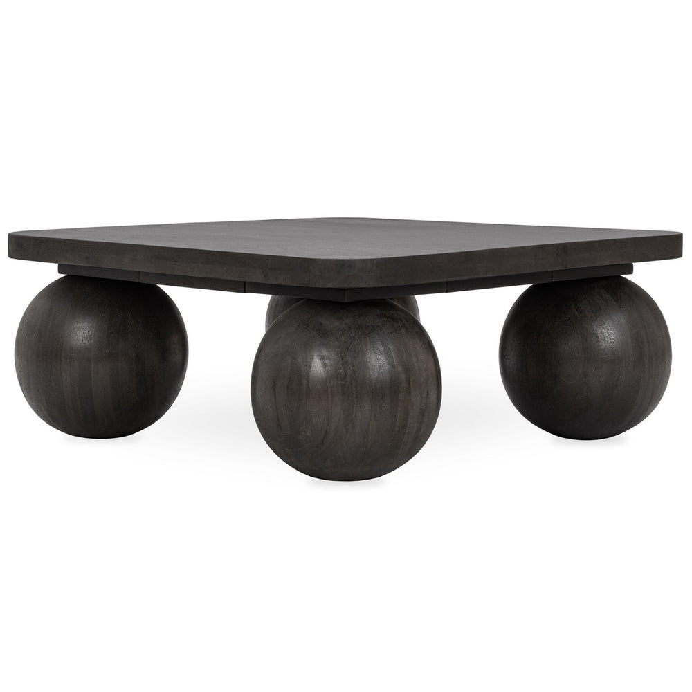 Delyla Coffee Table, Charcoal-Furniture - Accent Tables-High Fashion Home