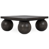 Delyla Coffee Table, Charcoal-Furniture - Accent Tables-High Fashion Home