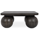 Delyla Coffee Table, Charcoal-Furniture - Accent Tables-High Fashion Home