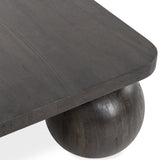 Delyla Coffee Table, Charcoal-Furniture - Accent Tables-High Fashion Home