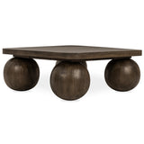 Delyla Coffee Table, Pecan Brown-Furniture - Accent Tables-High Fashion Home