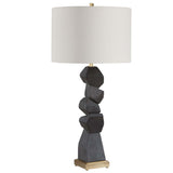 Demelo Table Lamp, Deep Walnut