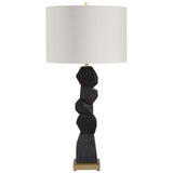 Demelo Table Lamp, Deep Walnut