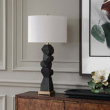 Demelo Table Lamp, Deep Walnut