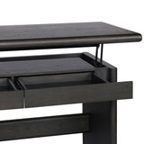 Denton Standing Desk, Smoked Black by Four Hands