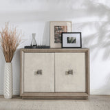 Denver 2 Door Cabinet, Antique White-Furniture - Storage-High Fashion Home
