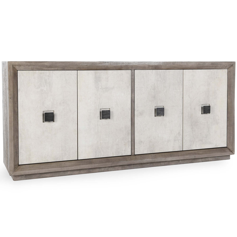 Denver Cabinet, Distressed Gray/Antique White