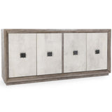Denver Cabinet, Distressed Gray/Antique White