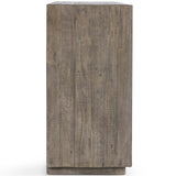 Denver Cabinet, Distressed Gray/Antique White