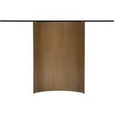 Denver Rectangular Dining Table, Antique Brass