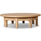 Derek Coffee Table, Bleached Oak by Four hands-Furniture - Accent Tables-High Fashion Home