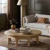 Derek Coffee Table, Bleached Oak by Four hands-Furniture - Accent Tables-High Fashion Home