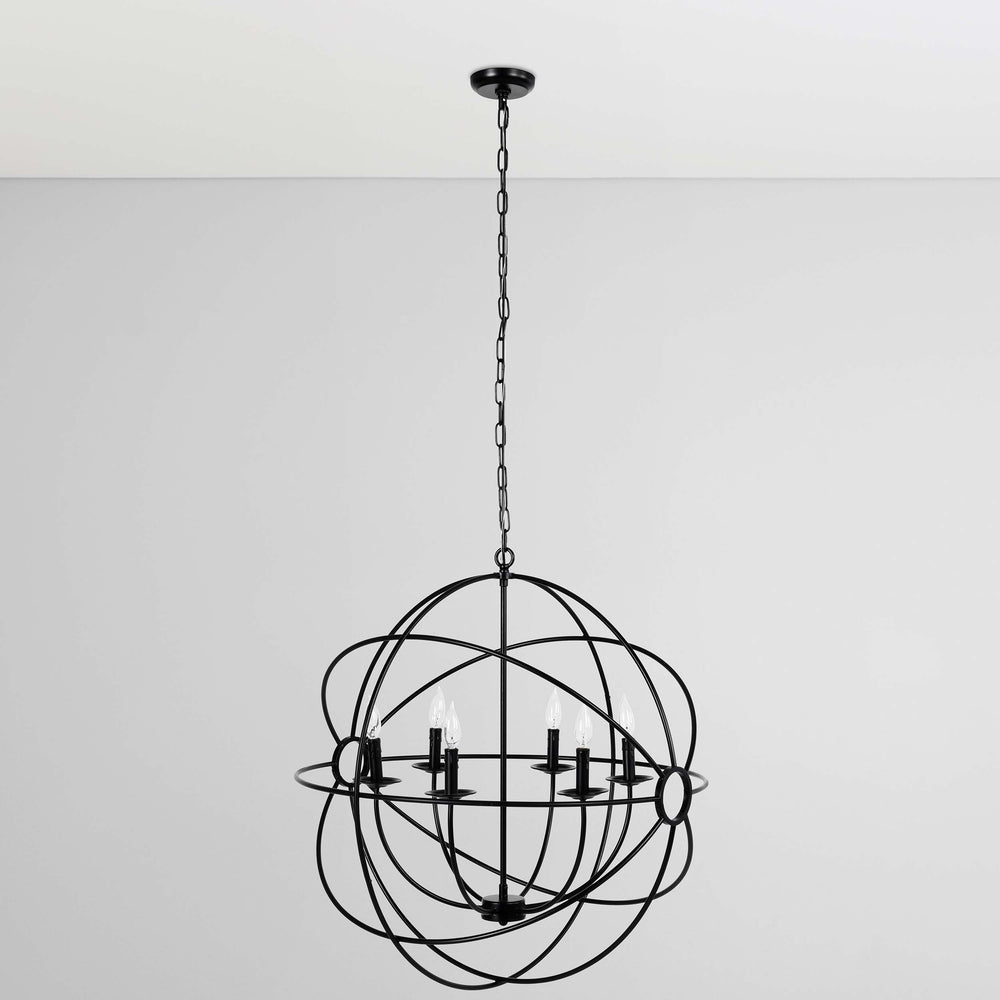Derince Chandelier, Black-Lighting-High Fashion Home