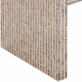 Derry Capiz Shell Nightstand, Lavender