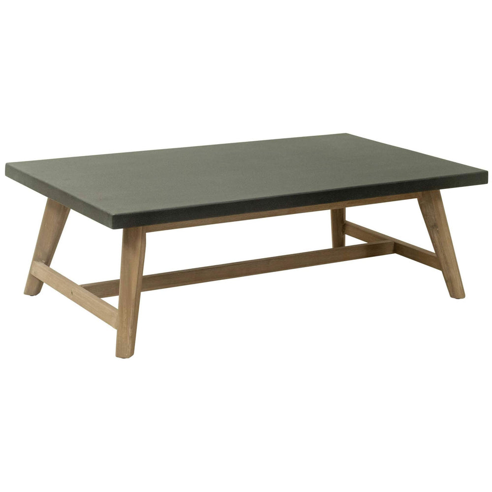 Dert Rectangular Coffee Table, Gray-Furniture - Accent Tables-High Fashion Home