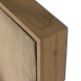 Desert Fortress by Benjamin Galvan, Rustic Walnut Floater by Four Hands-Accessories Artwork-High Fashion Home