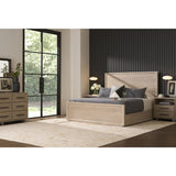 Desert Panel Bed, Natural-Furniture - Bedroom-High Fashion Home
