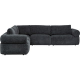 Desi 5 Piece Sectional, Beck Granite