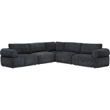 Desi 5 Piece Sectional, Beck Granite