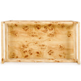 Destin Bar Cart, Natural Burl-Furniture - Dining-High Fashion Home