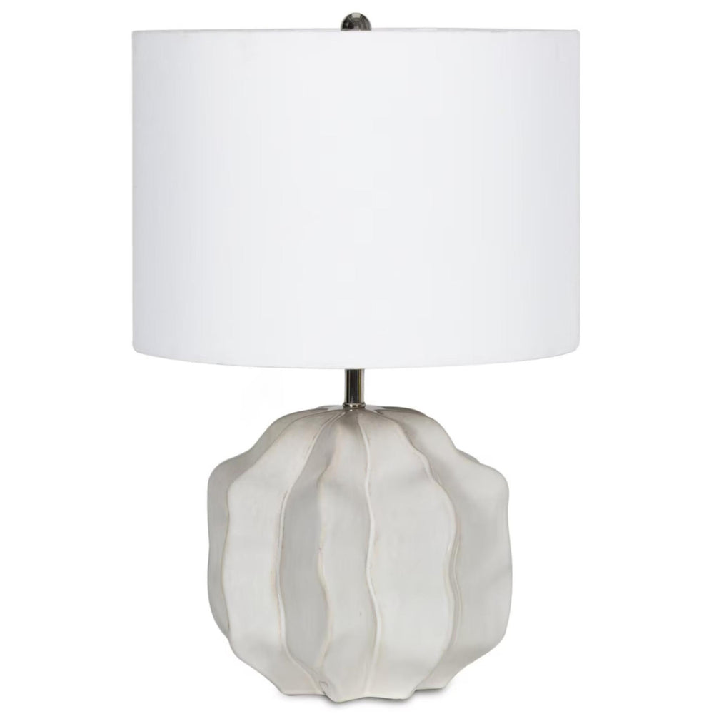 Destin Mini Table Lamp, Ivory-Lighting-High Fashion Home