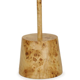 Destin Side Table, Natural Burl-Furniture - Accent Tables-High Fashion Home