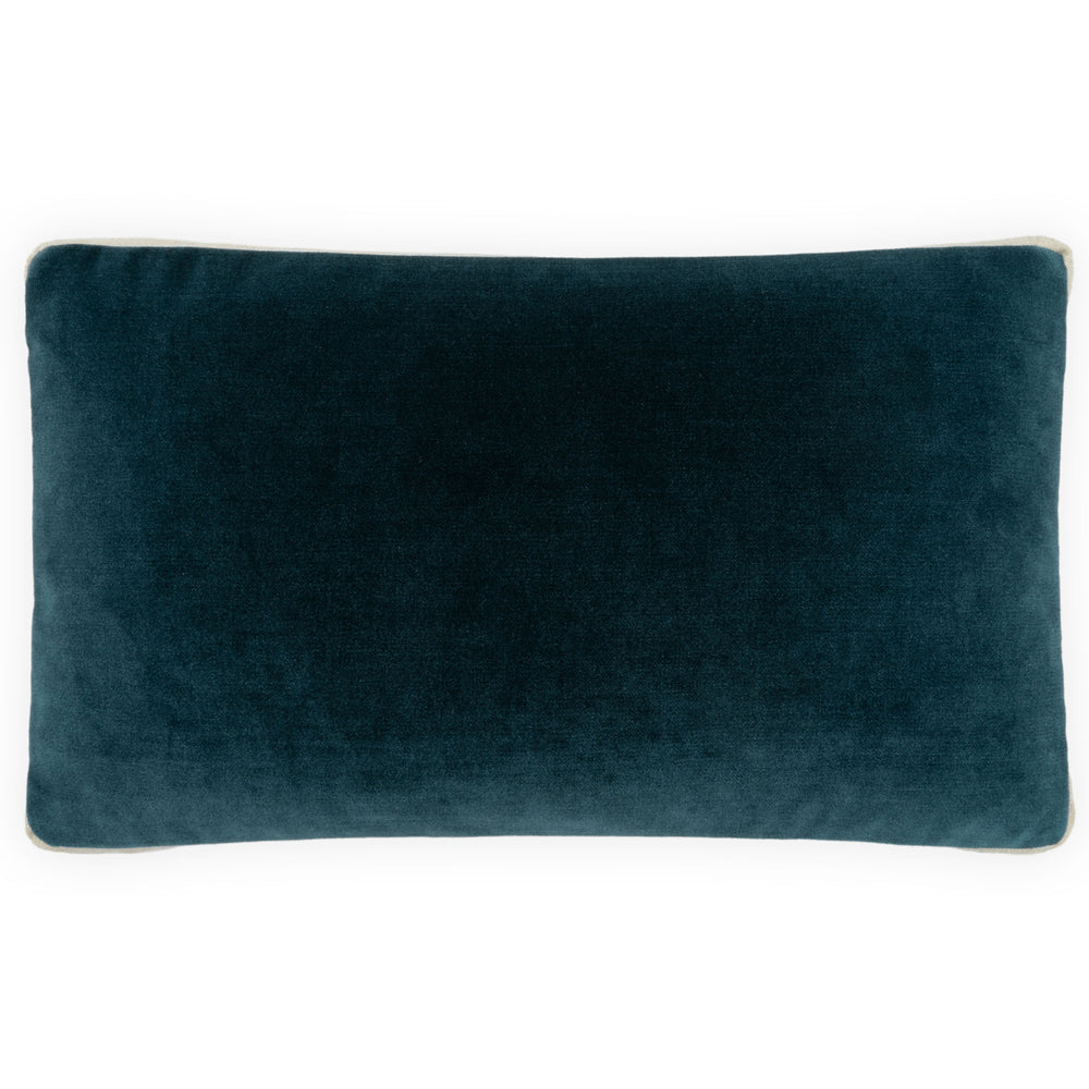 Deveraux II Box Lumbar Pillow, Azure-Accessories-High Fashion Home