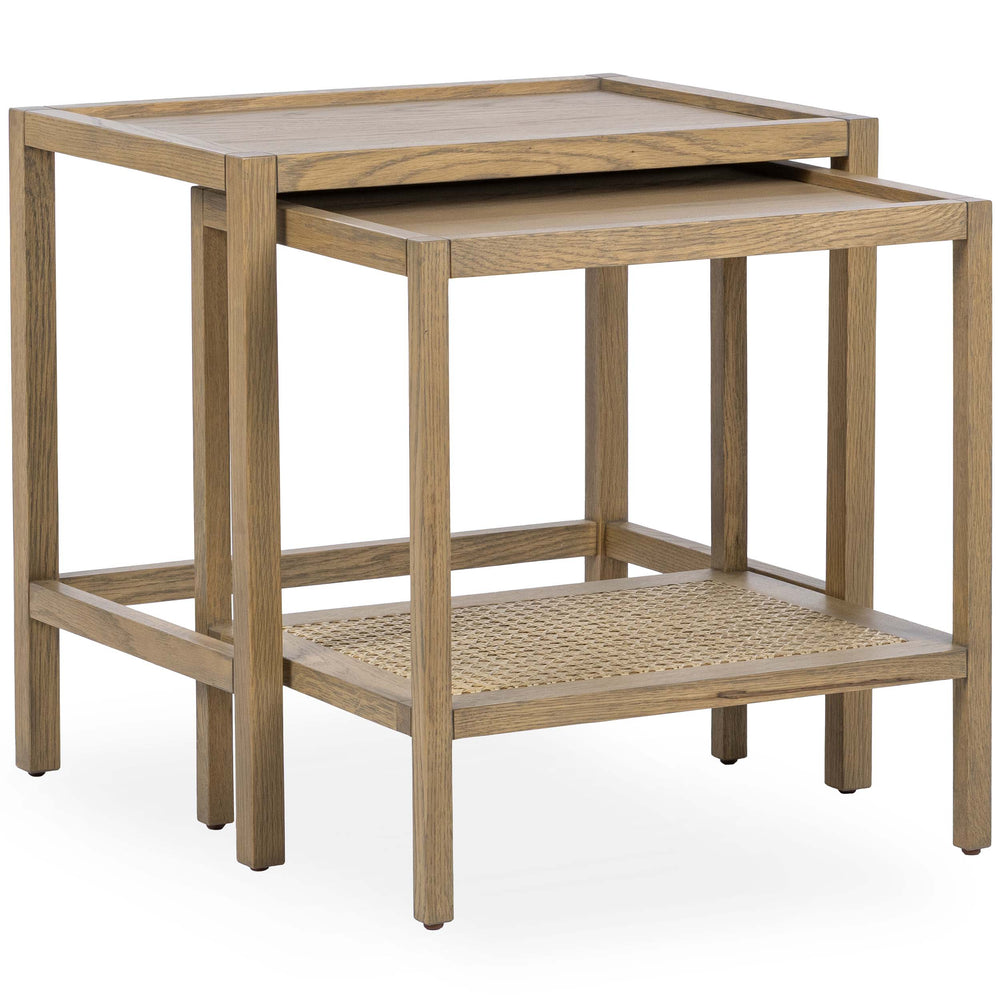 Devin Nesting Accent Table, Khaki Mist