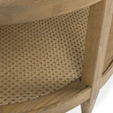 Devin Round Coffee Table, Khaki Mist-Furniture - Accent Tables-High Fashion Home