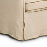 Devon Slipcover Swivel Chair, Broadway Dune by Four Hands