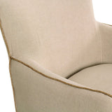 Devon Slipcover Swivel Chair, Broadway Dune by Four Hands