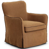 Devon Slipcover Swivel Chair by Four Hands