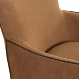 Devon Slipcover Swivel Chair, Broadway Gilt by Four Hands