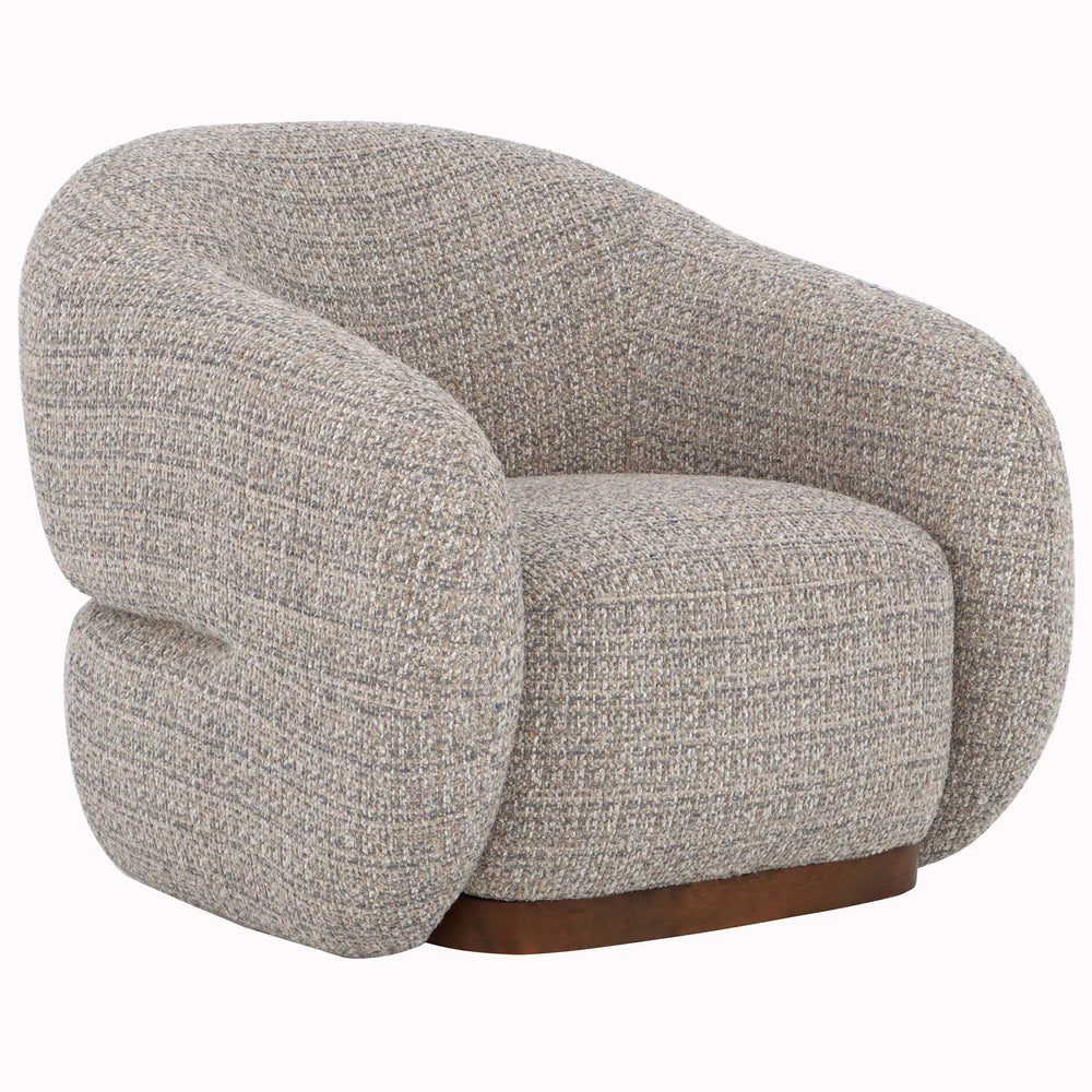 Devon Swivel Chair, Golden Slate-Furniture - Chairs-High Fashion Home