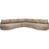 Mason 3 Piece Sectional, Vesper Sand-Furniture - Sofas-High Fashion Home