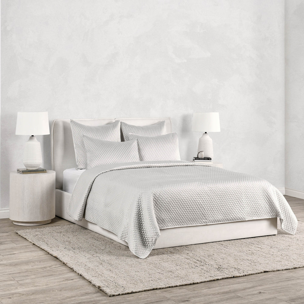 Diamond Quilt, Silver-Accessories-High Fashion Home
