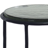 Diara Accent Table, Black-Furniture - Accent Tables-High Fashion Home