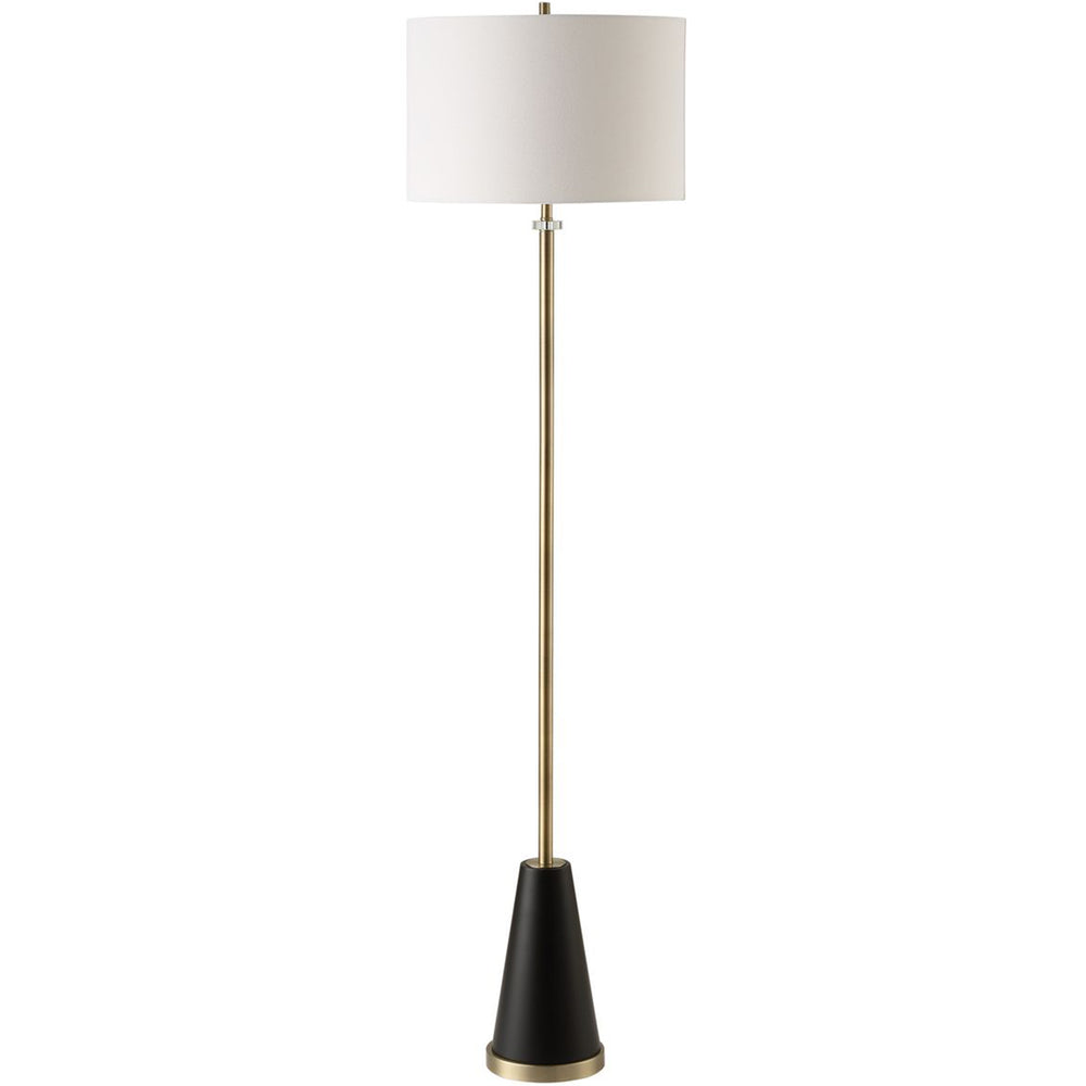 Diego Floor Lamp, Antique Brass-Lighting-High Fashion Home